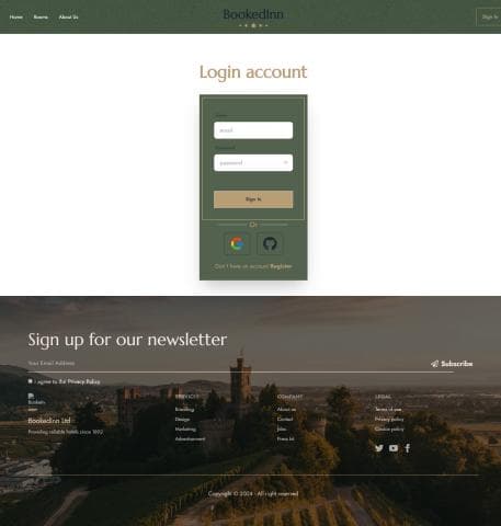 Authentication & About
