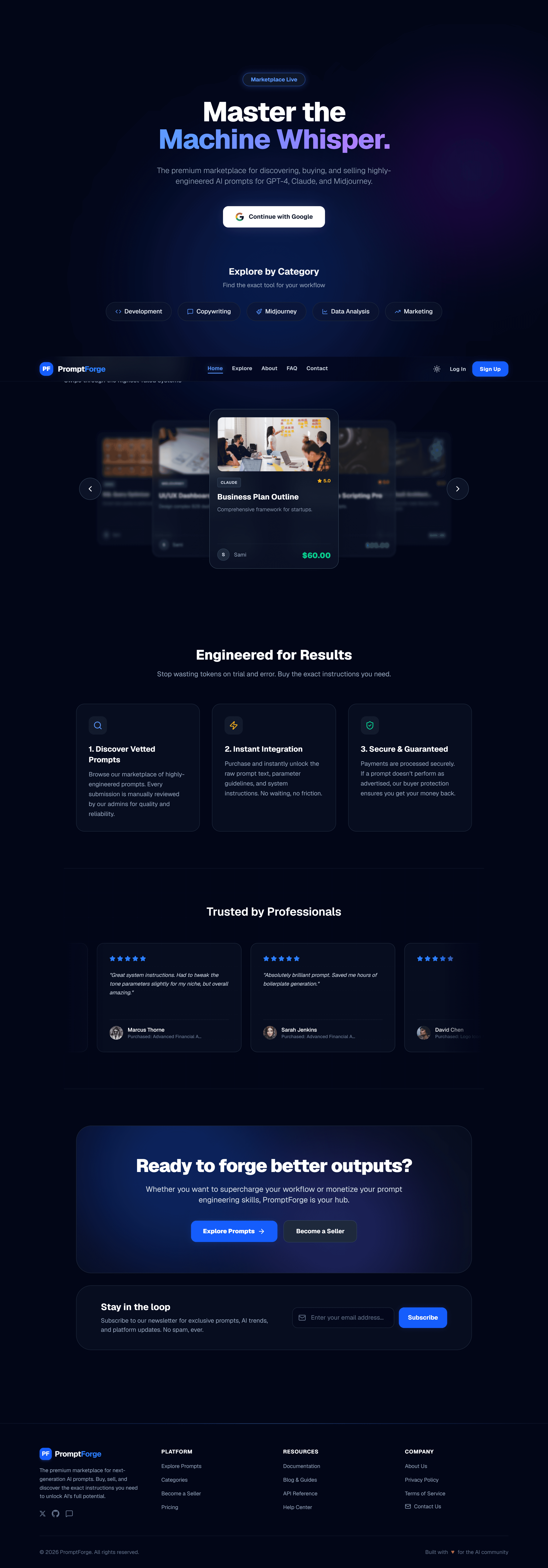 Landing Page